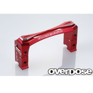 Overdose 2Way Layout Aluminum Servo Mount/Red For Vacula2 GALM Divall [OD2492b]