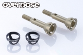Overdose Lightweight Aluminum Rear Axle Shaft (For GALM ver.2/ Black) [OD3982]